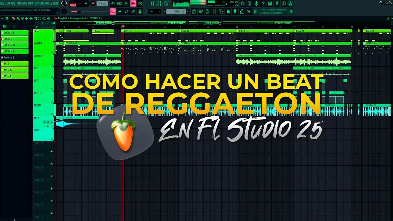 Como hacer un beat de REGGAETON PERREO TYPE BEAT EN FL STUDIO 25 | Tutorial REGGAETON en Fl STUDIO🔥