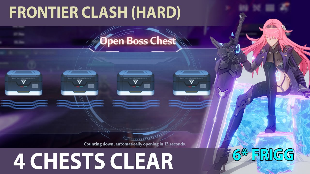 Frigg A6 (Frost Team) - Frontier Clash (Hard) 4 Chests clear