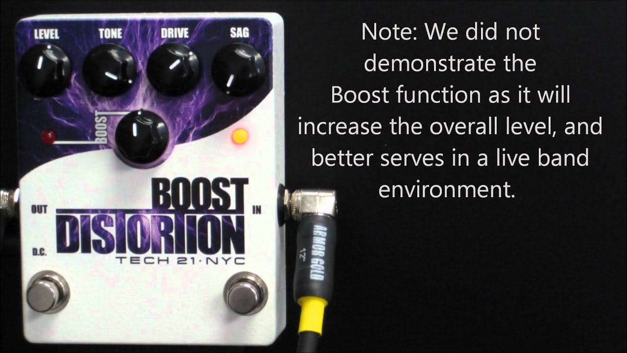 Tech 21 Boost Distortion