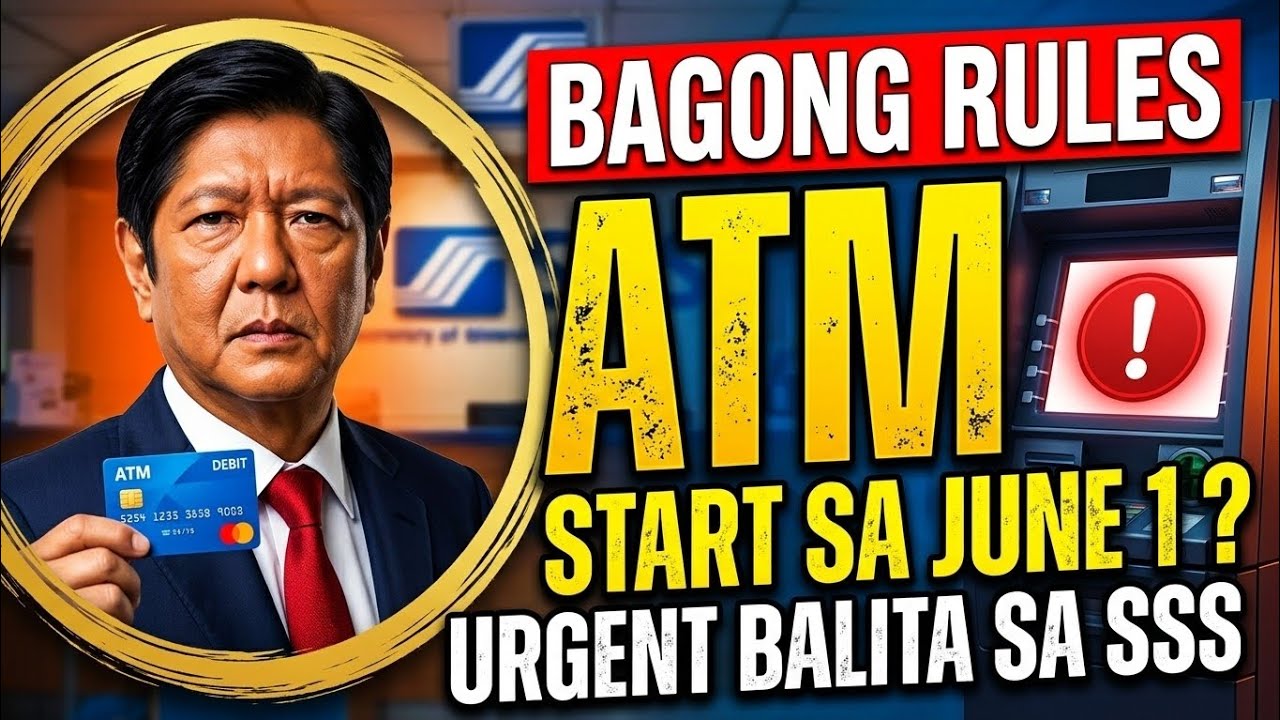 URGENTENG BALITA SA SSS! Bagong ATM Rules Mag-uumpisa sa 1st june, 2026 | Buong Detalye!