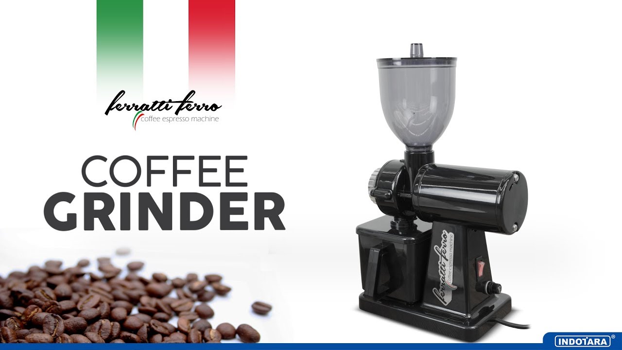 COFFEE GRINDER DENGAN PENGATUR TINGKAT KEHALUSAN - FERRATTI FERRO
