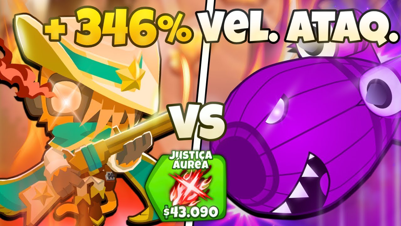 Bloons TD 6, mas o NOVO PISTOLEIRO Buffado com 346% de Velocidade de ataque!💀 Qual a rodada MÁXIMA?
