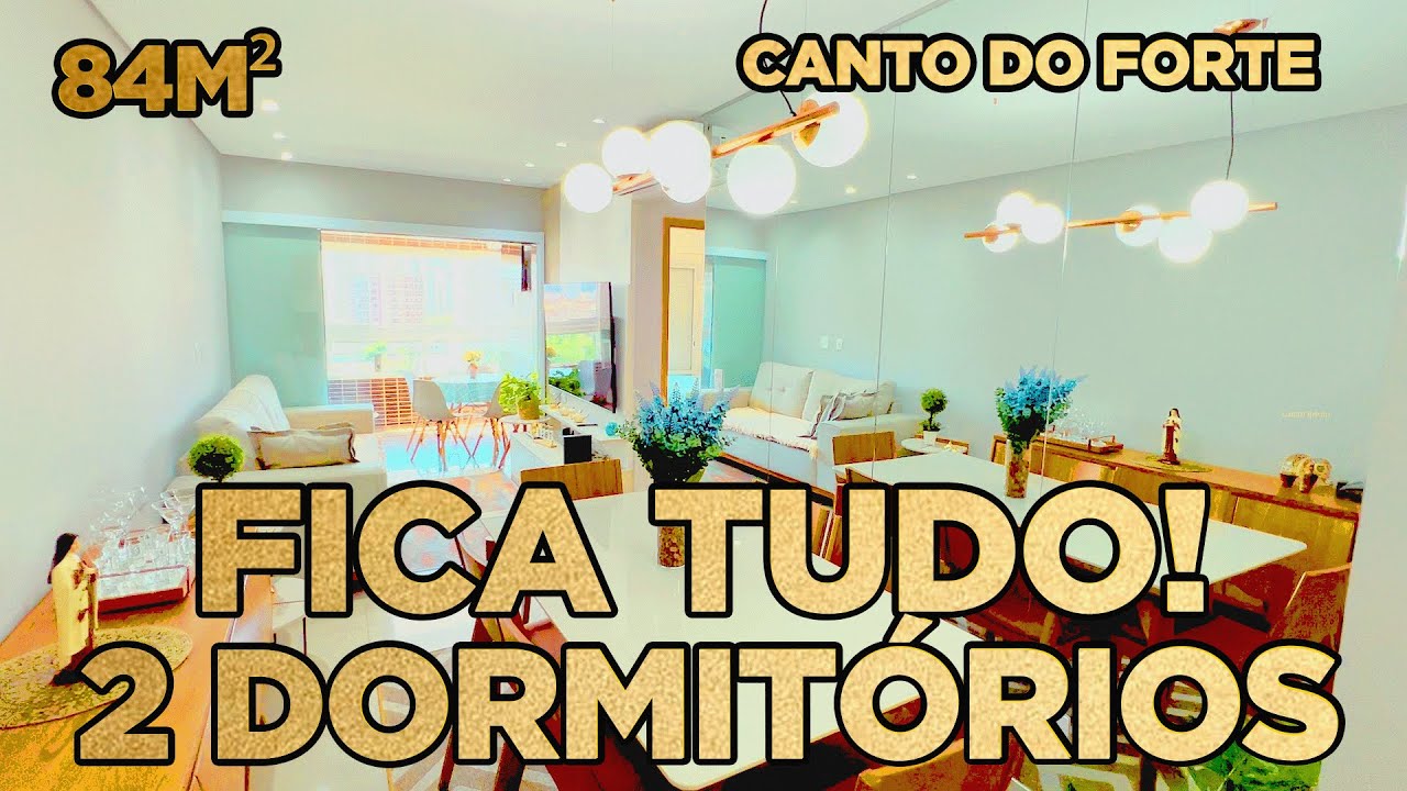 APARTAMENTO PORTEIRA FECHADA COM VISTA MAR À VENDA | CANTO DO FORTE, PRAIA GRANDE | SP