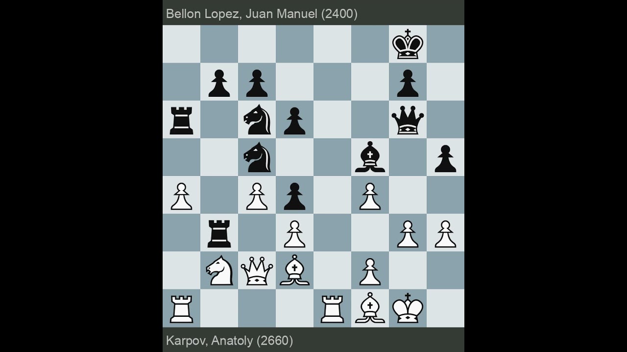 Madrid 1973 | Karpov vs Bellon | Round 5