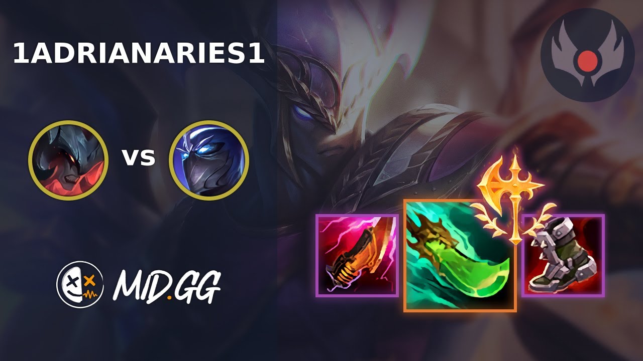 MID.GG: [ 1Adrianaries1 ] Aatrox TOP vs Shen | NA GRANDMASTER | LOL Season 2026