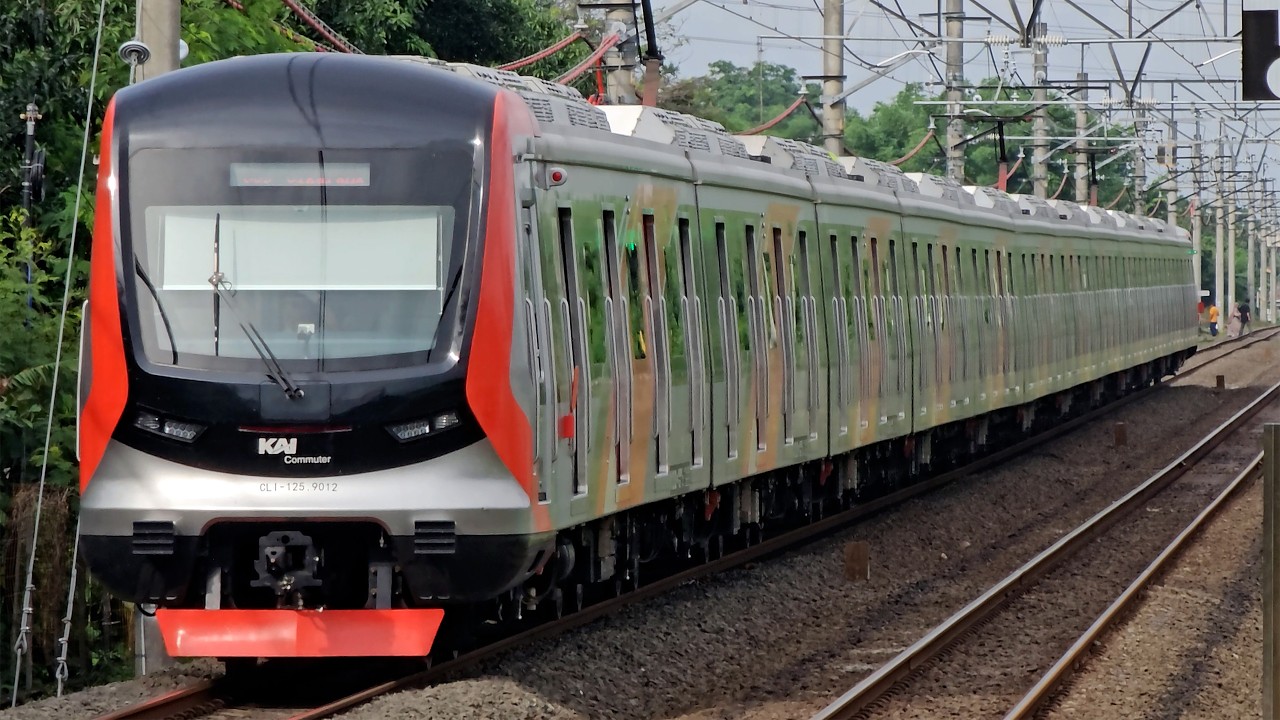 [4K] Stasiun Telaga Murni: Kompilasi Kereta JR 205, TM 6000, CLI-125 | KRL Commuter Line (3/4)