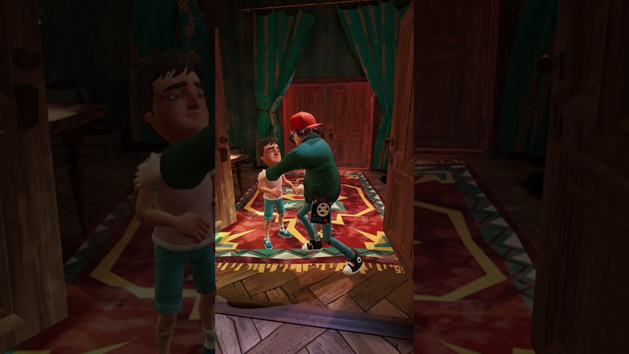 HELLO NEIGHBOR 2 SECRET ENDING😱 #shorts