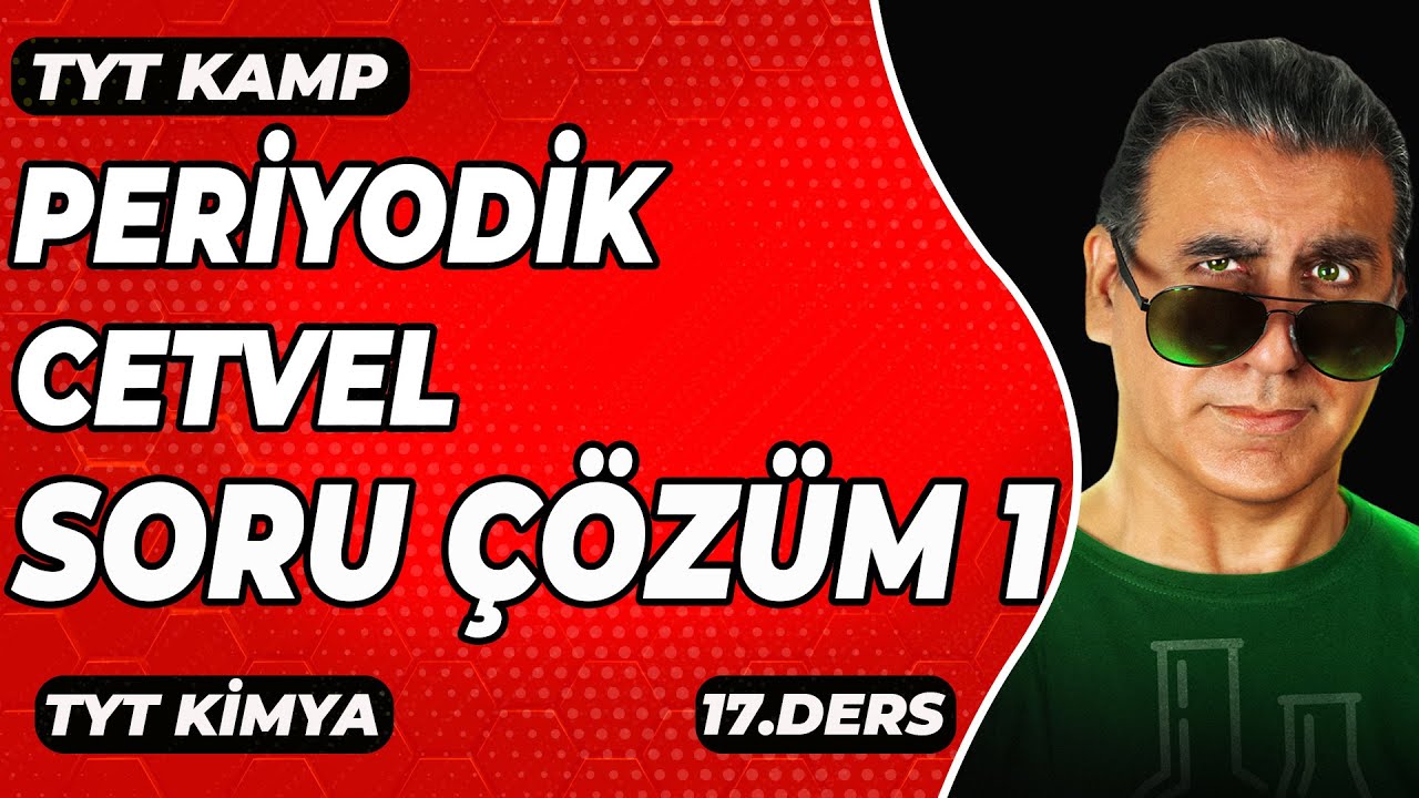 AYDIN YAYINLARI PERİYODİK SİSTEM KARMA SORU ÇÖZÜM 1 ( Tyt Kimya  )