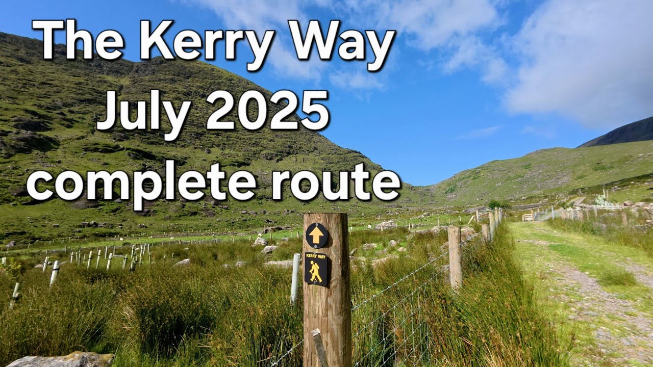 The Kerry Way (Ireland), July 2025 by Curtesh. Complete route.
