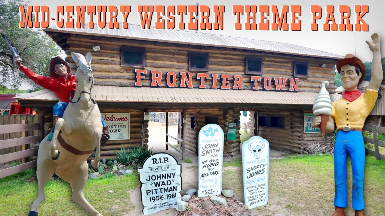Classic Western Roadside Theme Park from 1959 | Frontier Town MD