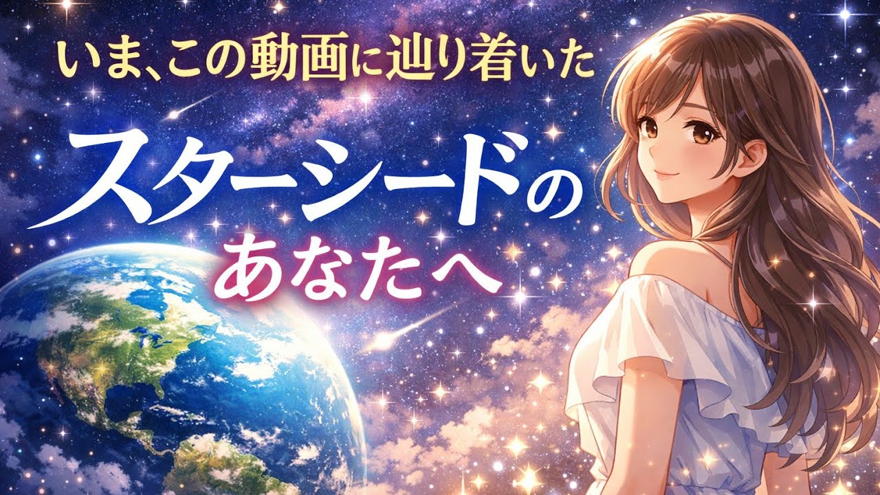いま、この動画に辿り着いたスターシードのあなたへ