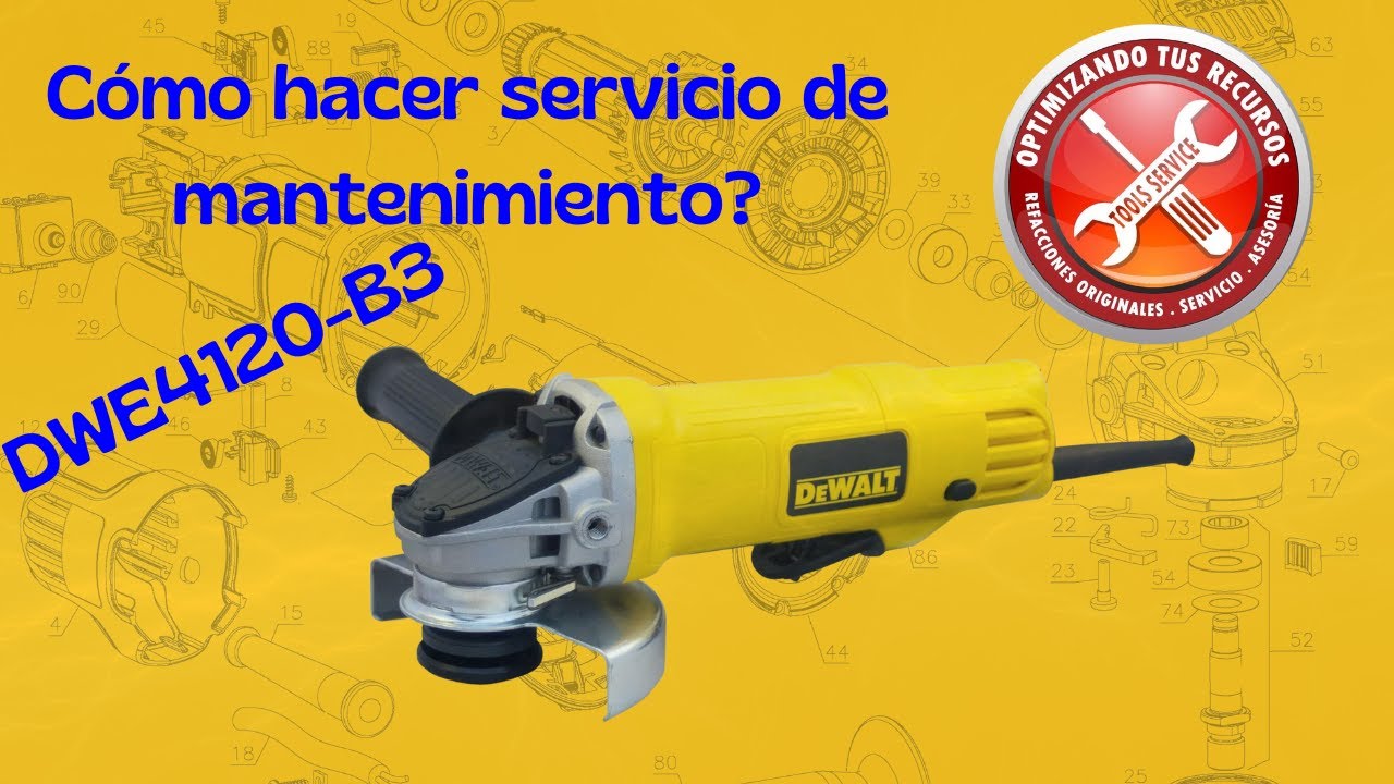 DEWALT DWE4120-B3 Cómo hacerle servicio?
