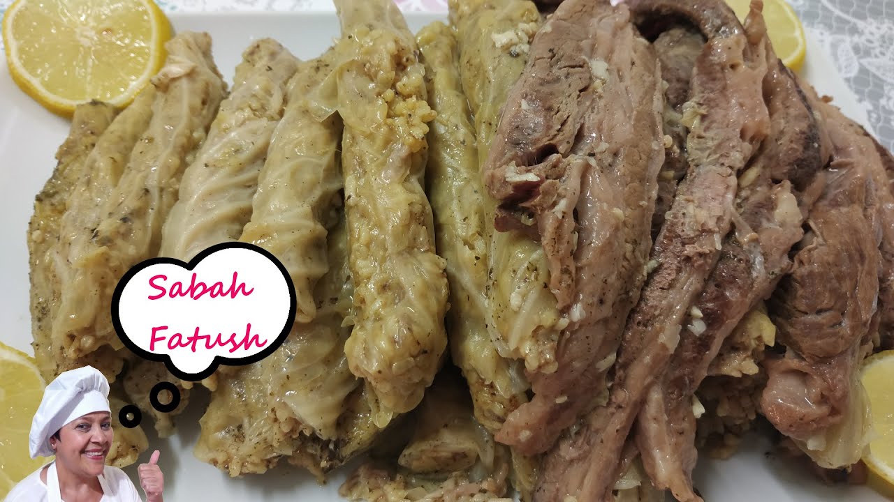Receta de repollo relleno de carne y arroz [(DELICIAS DE ORIENTE 😋)]