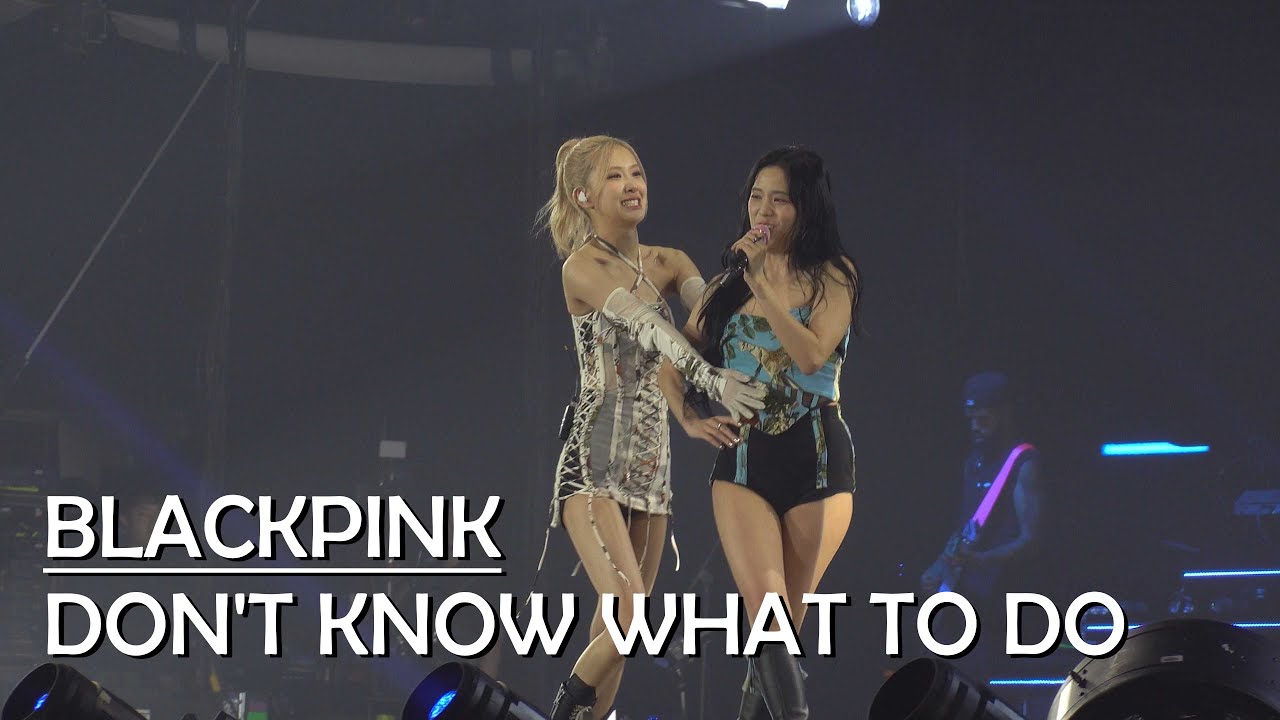 230818 'Don't Know What To Do' BLACKPINK WORLD TOUR [BORN PINK] ENCORE in LAS VEGAS 4K FanCam