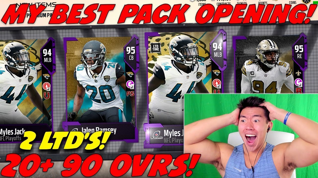 20+ 90 OVR PULLS! MEGA PACK OPENING! 2 LTD PULLS! Madden 18 Ultimate Team