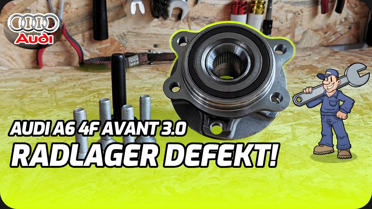 Audi A6 4F Avant 3.0 Quattro | Das alte Radlager ist Defekt! Selber machen! #diy #tutorial #cars