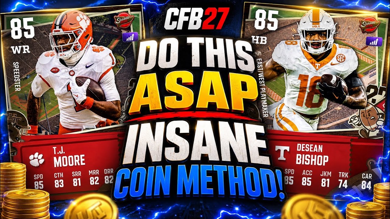 INSANE COIN METHOD! DO THIS ASAP! CFB 27 ULTIMATE TEAM!