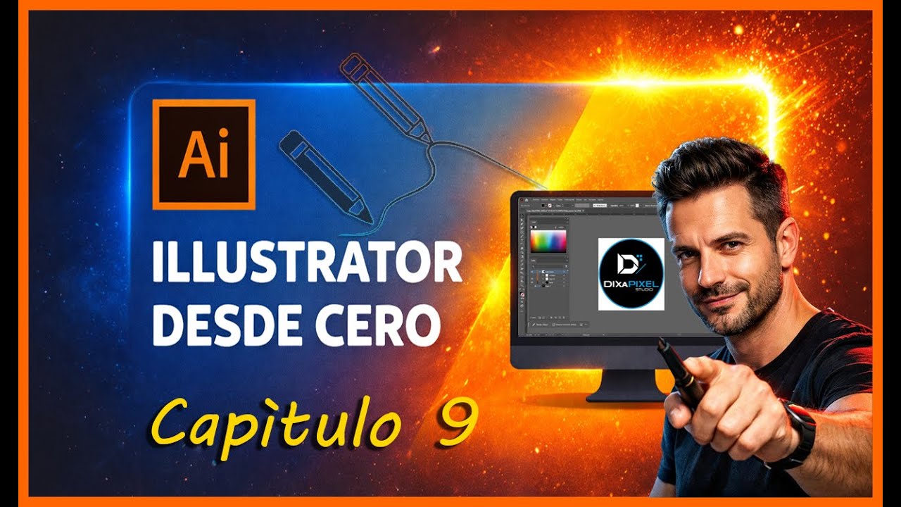 9.- 🚀 herramienta LÁPIZ🚀 illustrator cc COMPLETO!!!!