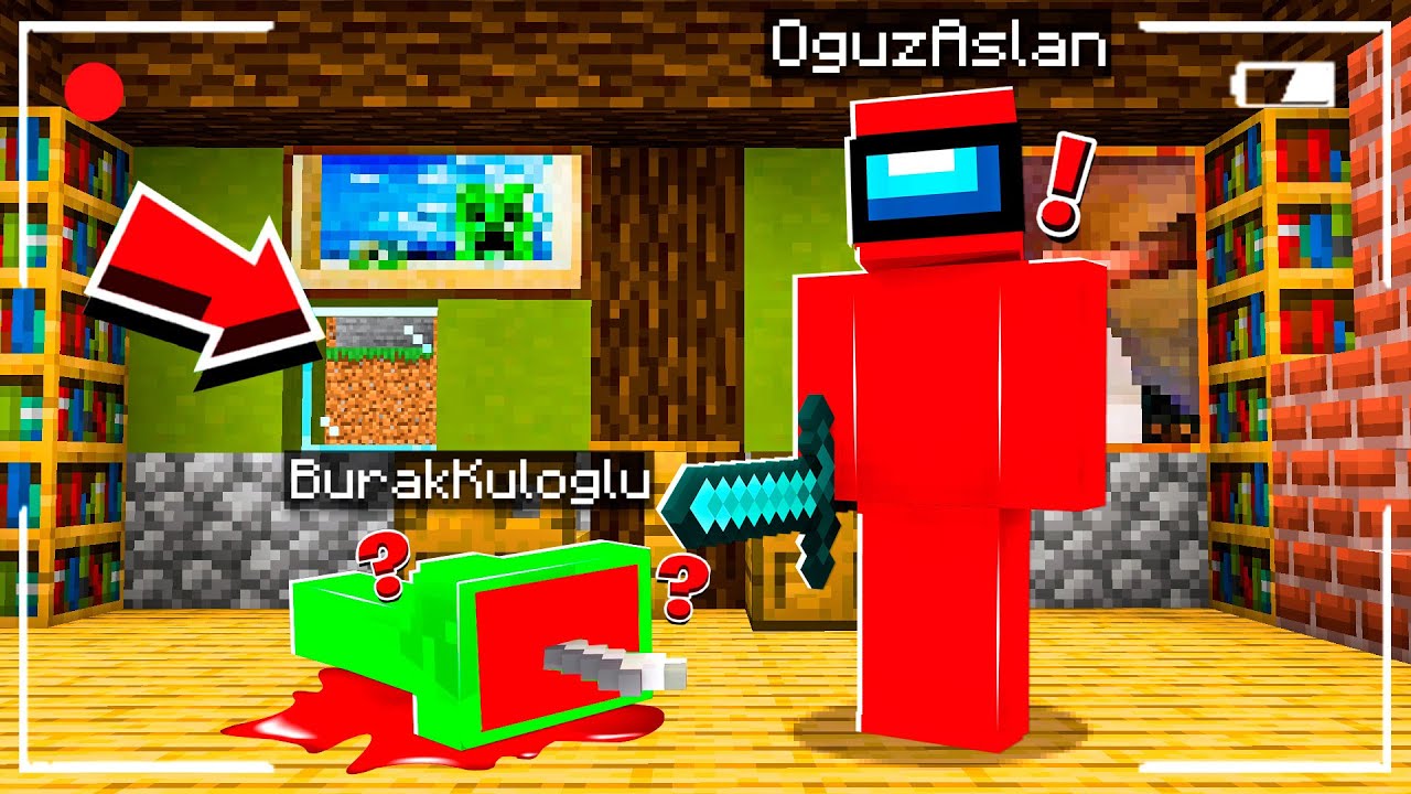 AMONG US OLDUK - Minecraft KATİL KİM ?