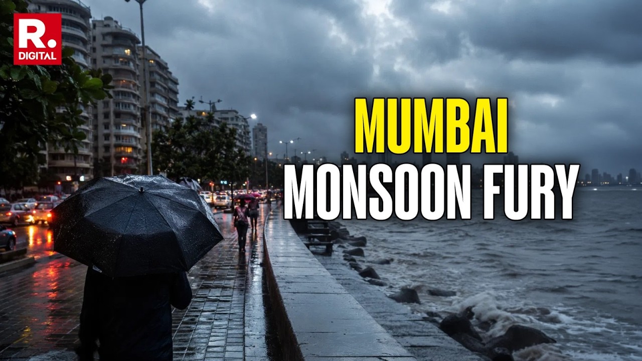 Mumbai Monsoon Update: Heavy Rain Disrupts City | Flooding & Waterlogging | Rescue Ops Continue