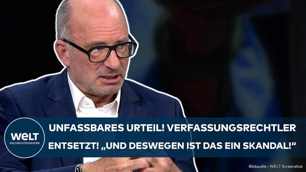 DEUTSCHLAND: Unfassbares Urteil! Verfassungsrechtler entsetzt! Anti-Israel-Parole sorgt für Skandal