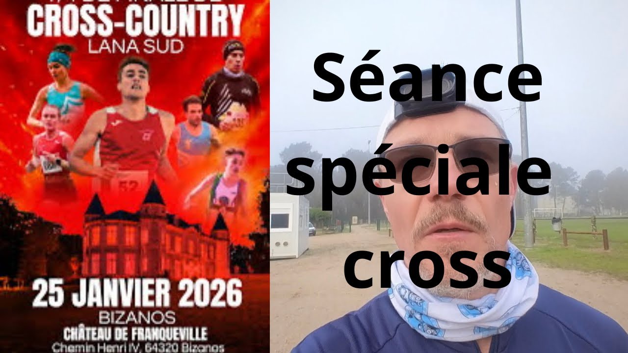 Séance cross à 6 jours du 1/4 de finale des France qui aura lieu à Bizanos (64) le 25 janvier 2026