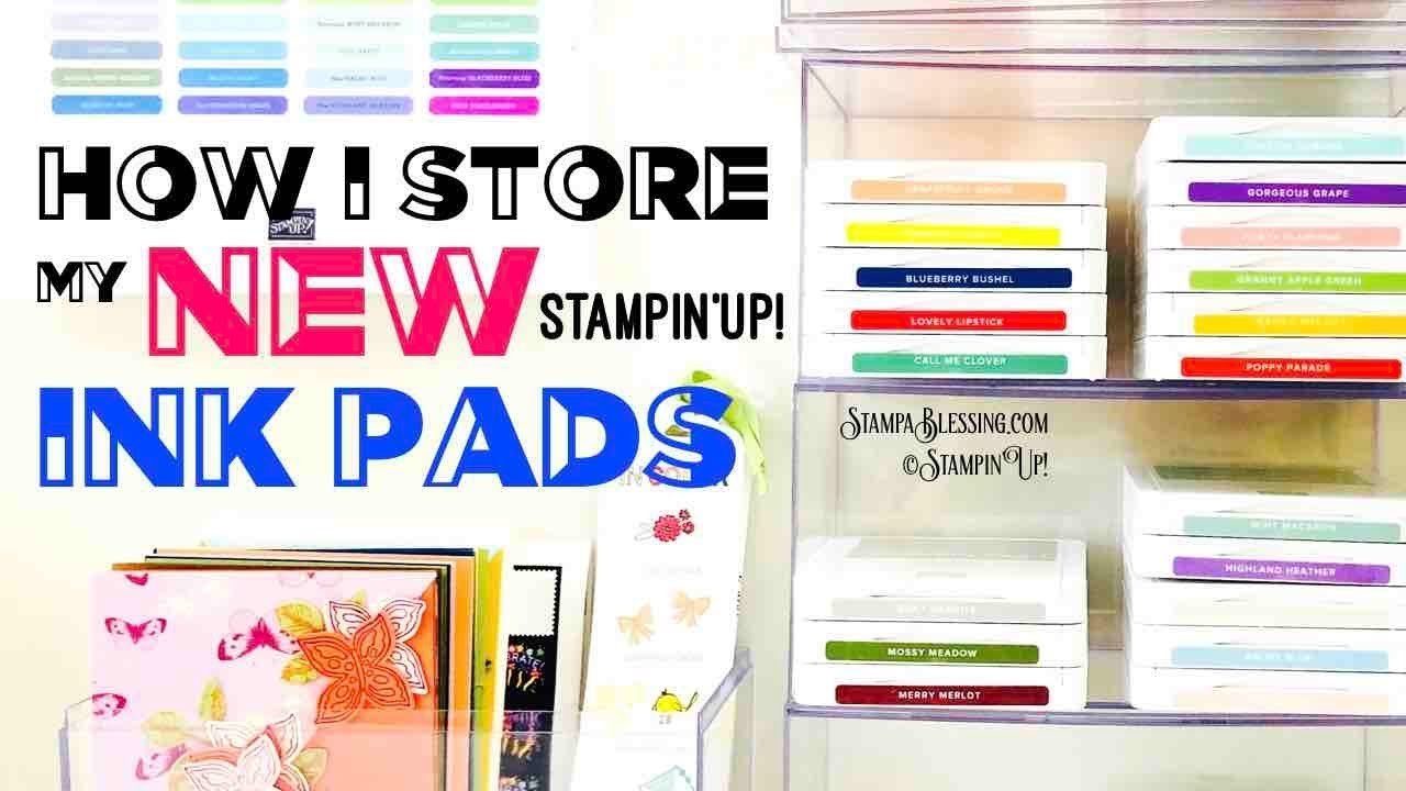 New Stampin'Up! Ink Pads Storage