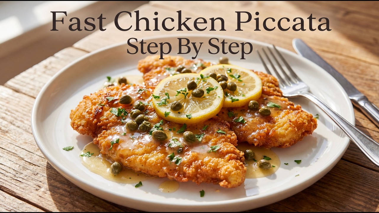 Fast Chicken Piccata Cooking Guide Step By Step
