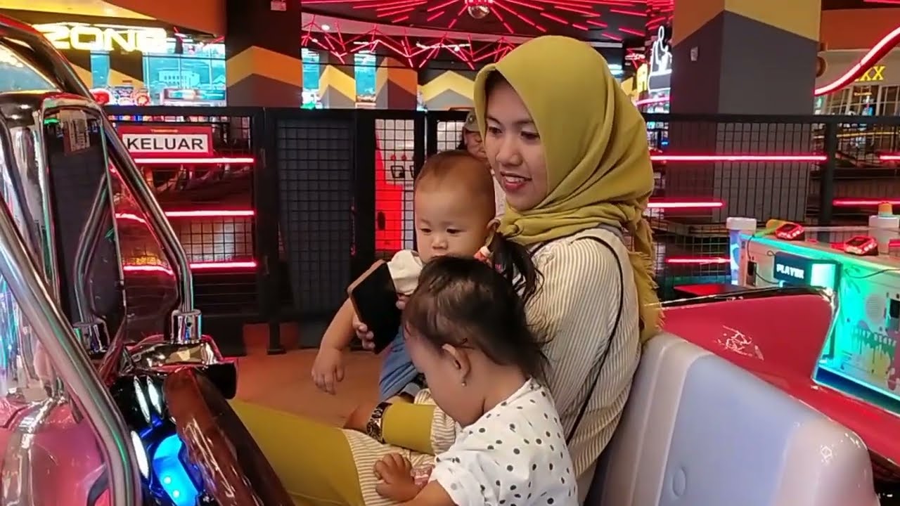 Ngabuburitnya Shanum, Bermain di playzone Lampung City Mall
