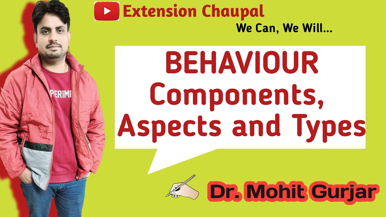 Behaviour||Aspects of Behavior|| Types of Behaviour|| KASA|| Meaning of Behavior || Dr. Mohit Gurjar