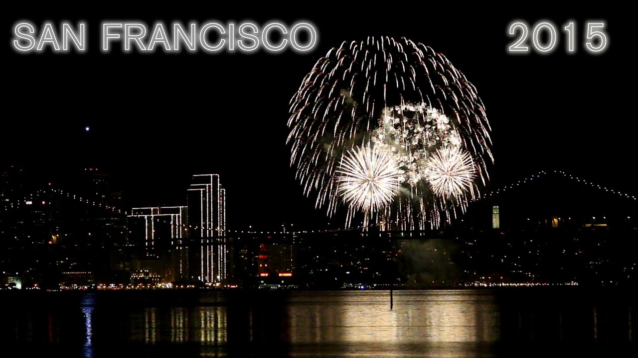 San Francisco 2015 New Year Fireworks