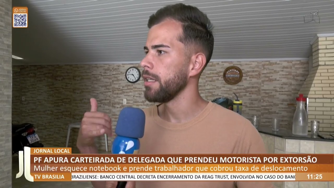 JL - PF apura carteirada de delegada que prendeu motorista por extorsão