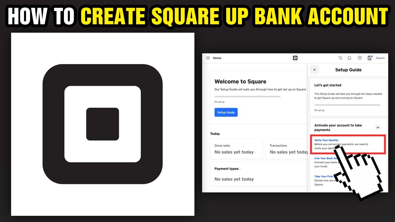 How To Create Square Up Bank Account (2025)