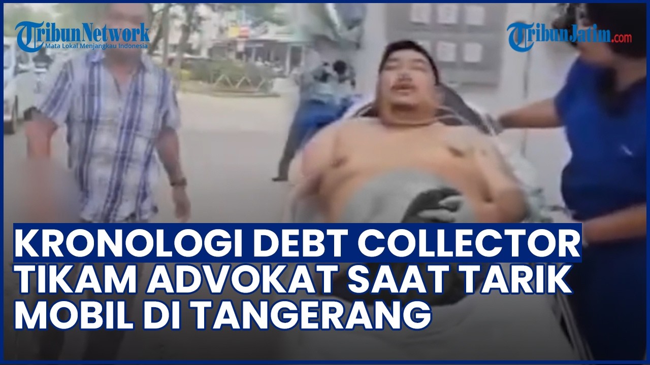 AKSI BRUTAL! Debt Collector Tikam Advokat saat Tarik Mobil di Tangerang, Pelaku Dicari Polisi