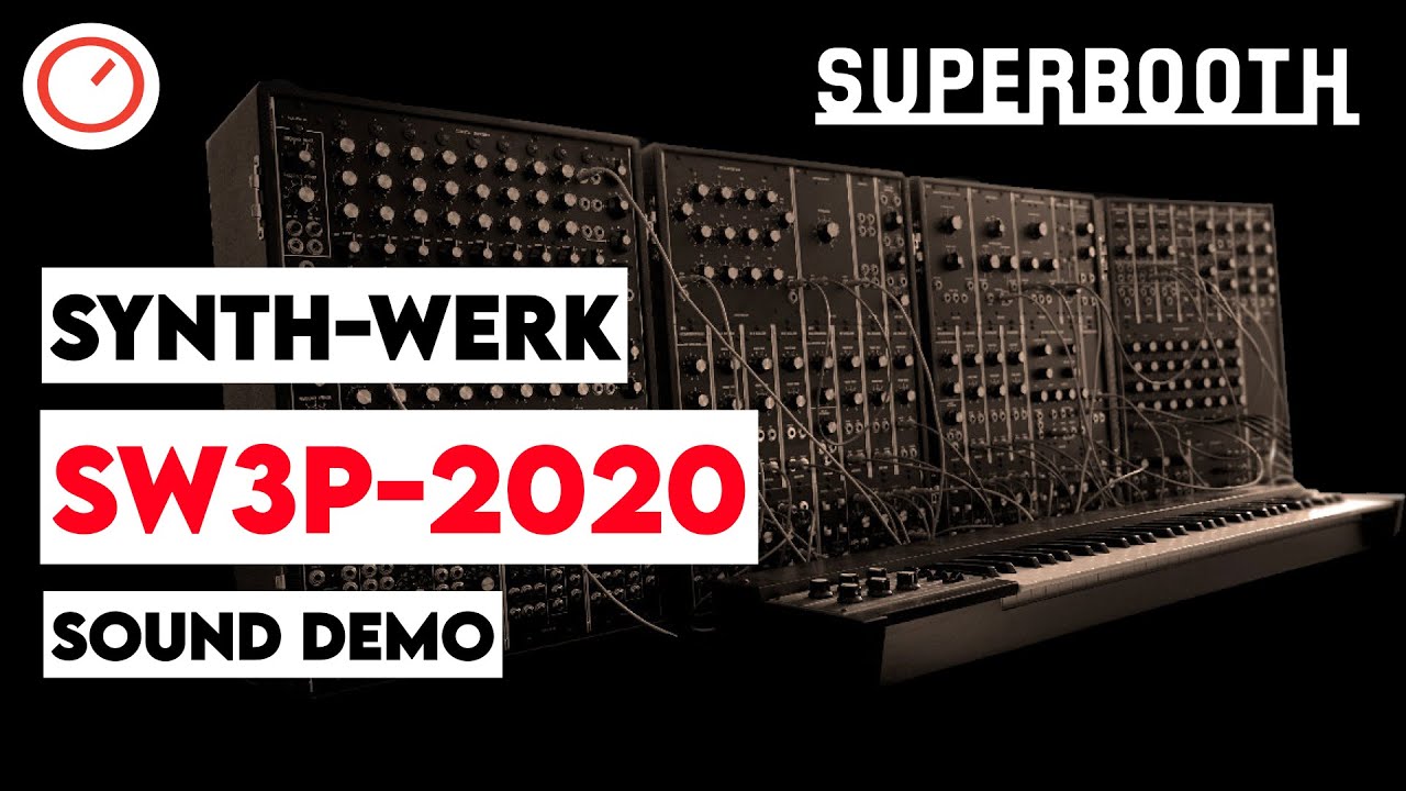 Superbooth 20HE: Synth-Werk SW3P-2020 Sound Demo, Analog Modular Synth Dedicated To Klaus Schulze