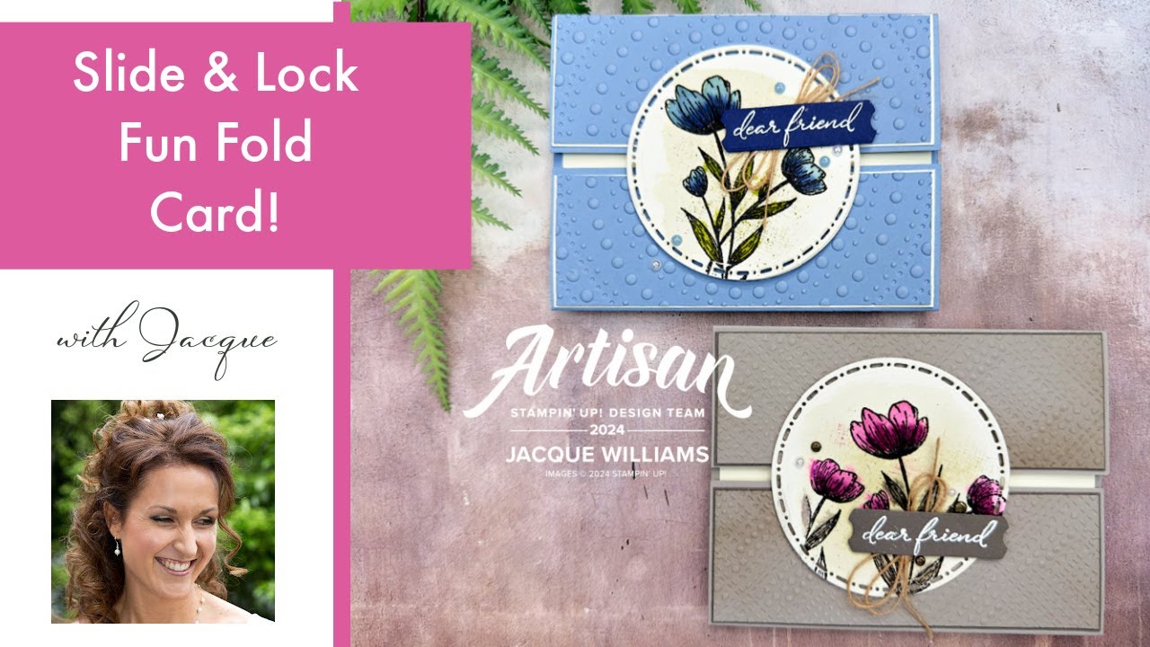 Slide and Lock Fun Fold Card!  with Spotlight on Nature