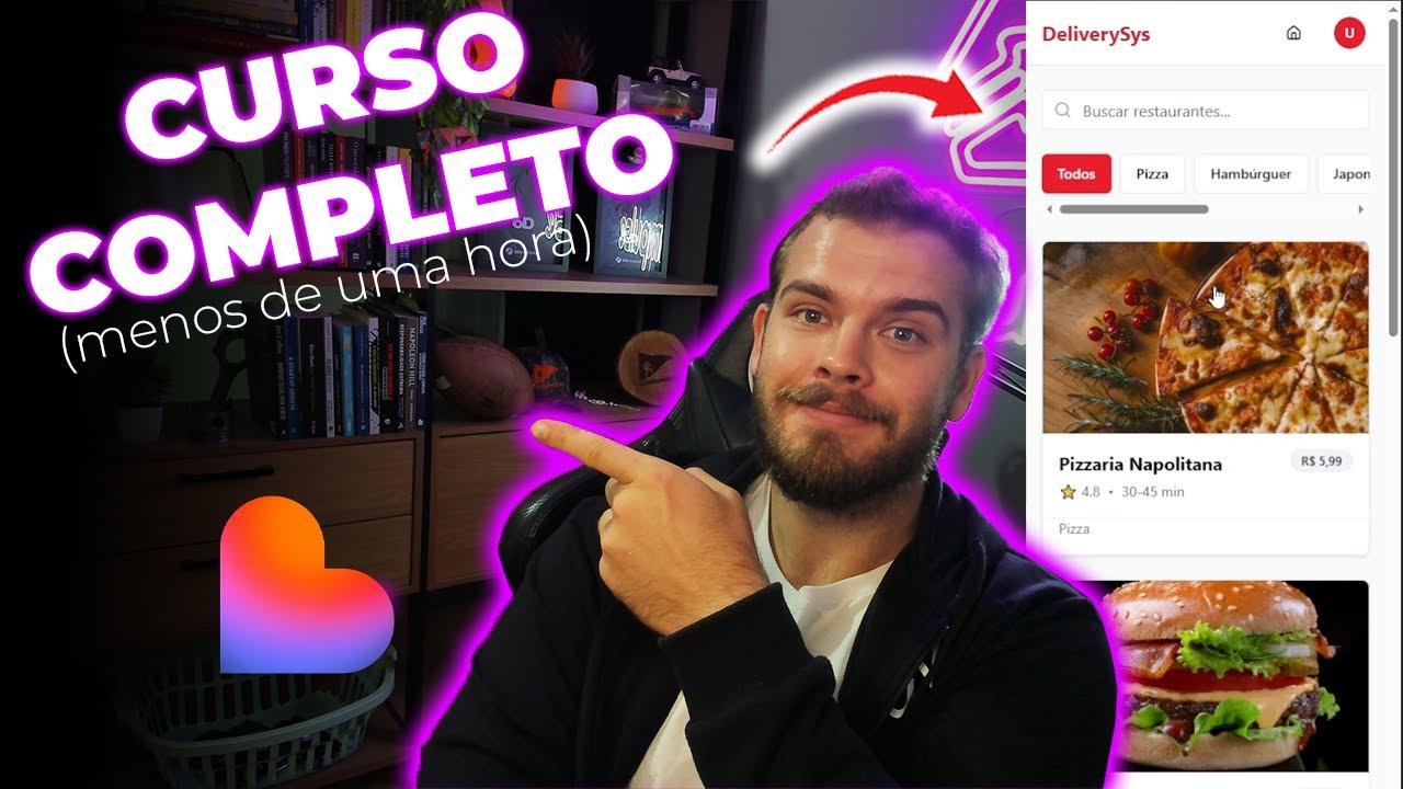 Crie um APP DE DELIVERY Profissional sem Programar - Curso COMPLETO de LOVABLE