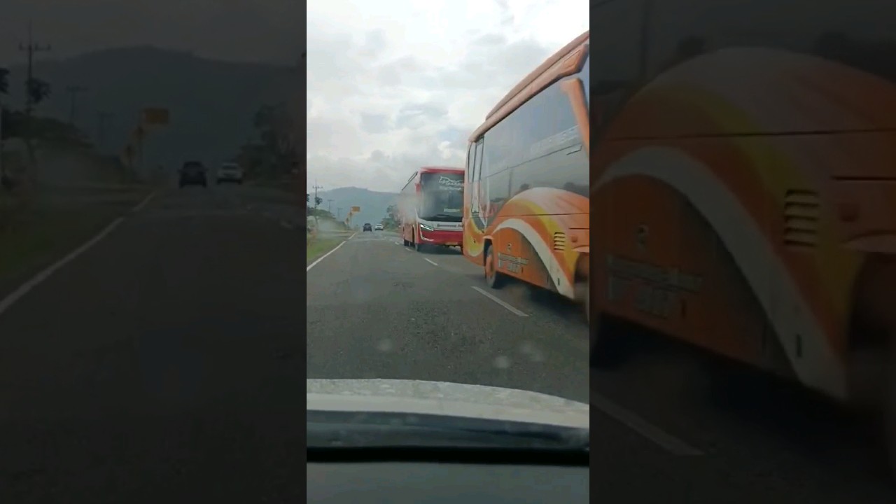 ⛔SERU🔥Travel Bus VS Gumarang Jaya Gan‼️Di Pintu Angin #jalinsum #salamsatuaspal #sitinjaulauik