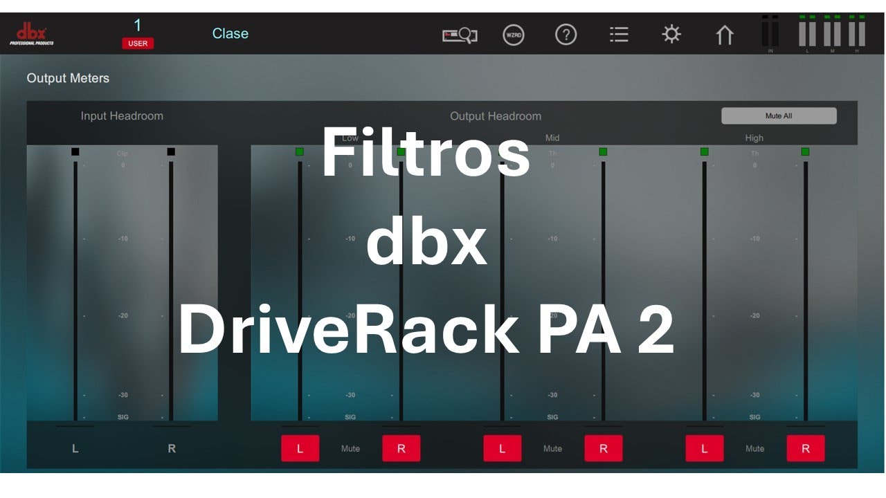 Filtros DriveRack PA 2