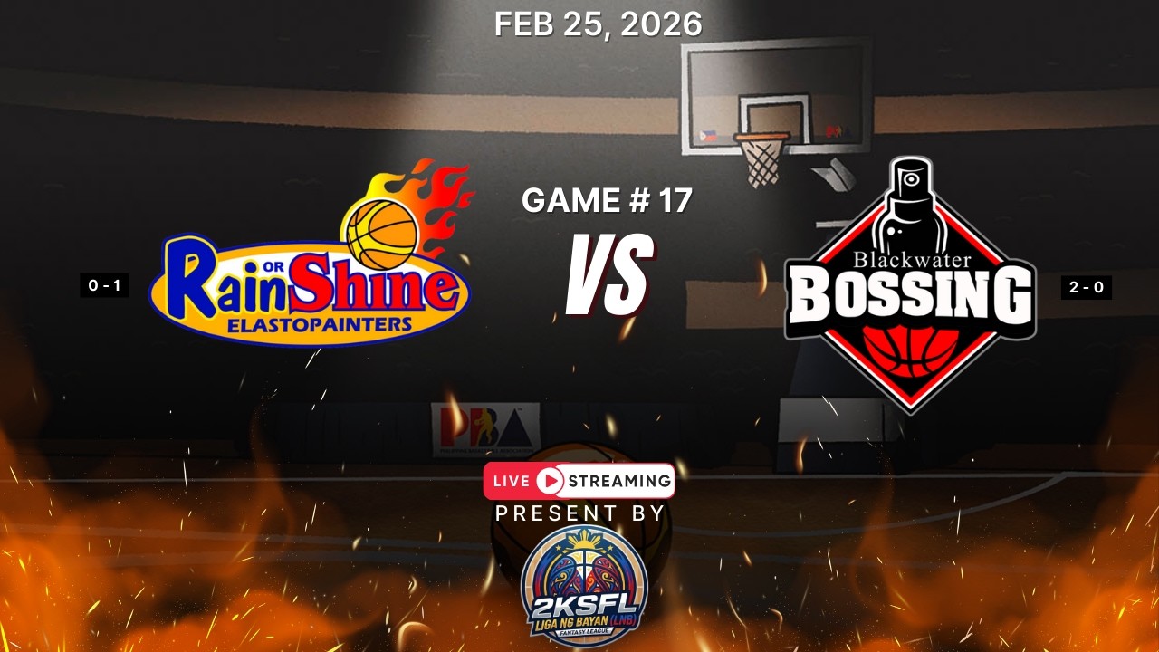 LIVE: RAIN OR SHINE VS BLACKWATER | DAY 5 | 2KSFL LNB