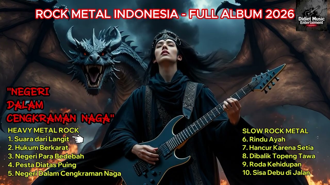 ROCK METAL INDONESIA 2026 – Negeri Dalam Cengkeraman Naga (Full Album Heavy & Slow Metal)
