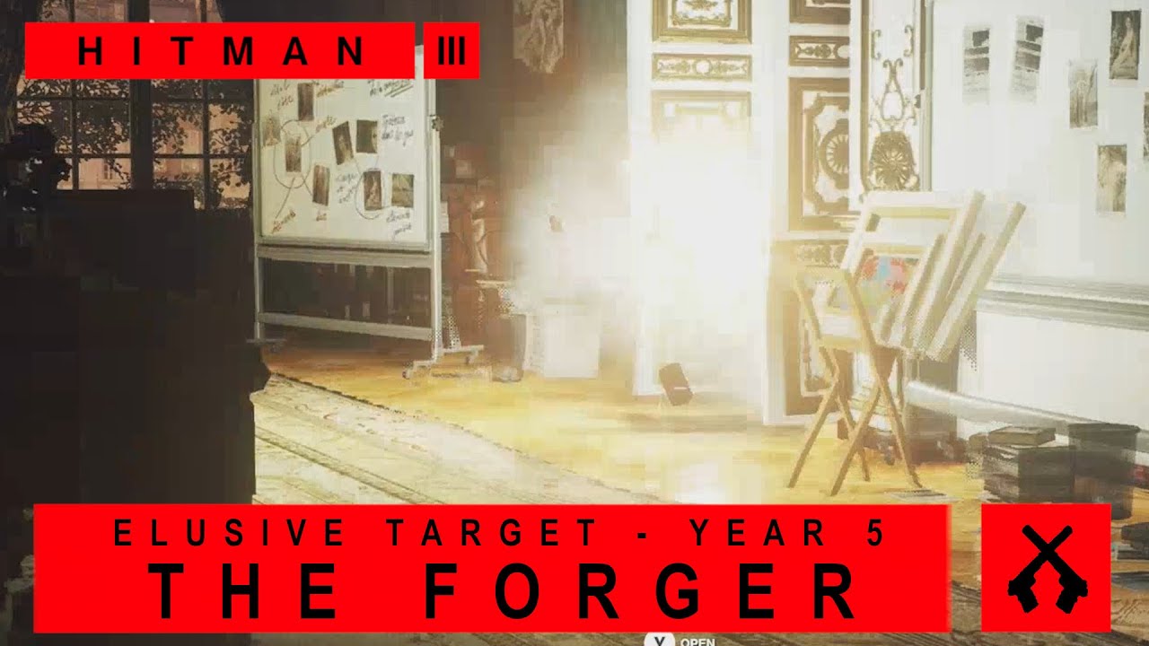 The Forger Year 5 Elusive Target Default Loadout Silent Assassin Suit Only