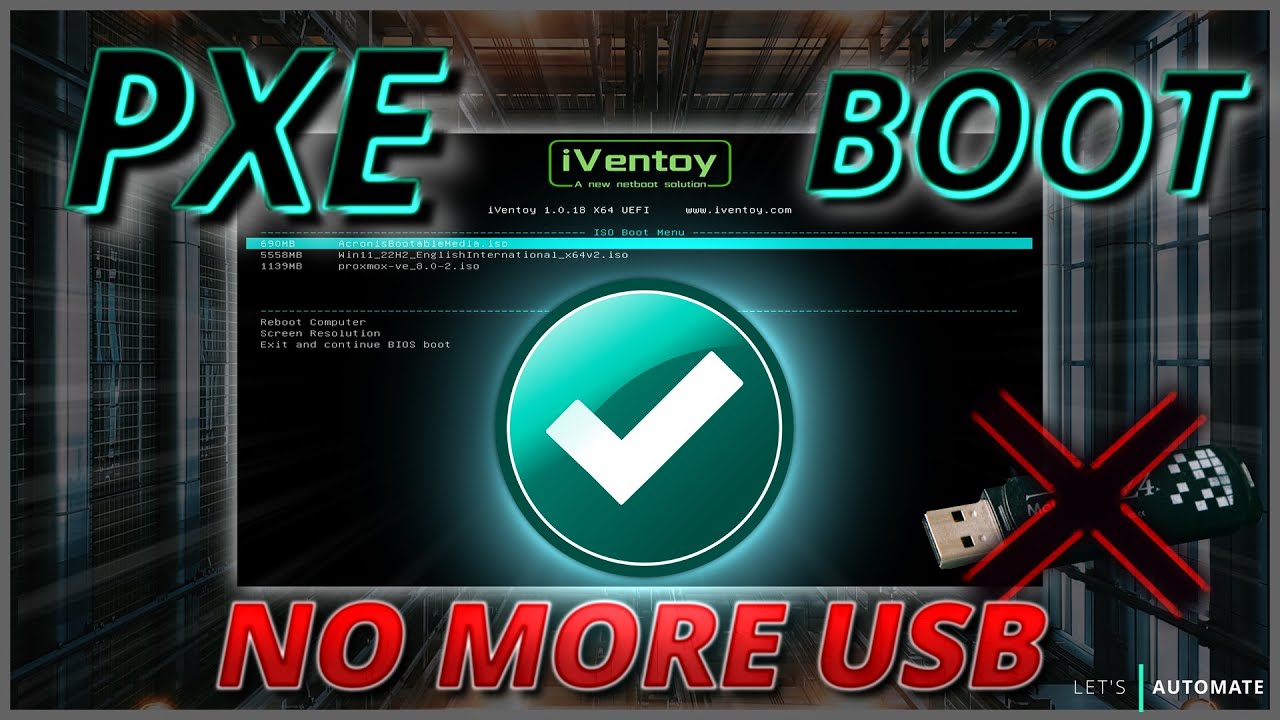 Create a PXE Boot Server for your computer network!