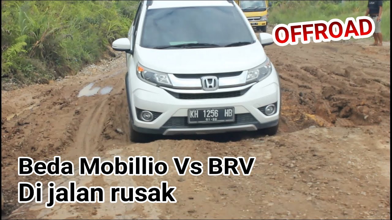 BEDA HONDA BRV VS MOBILIO DI JALAN RUSAK