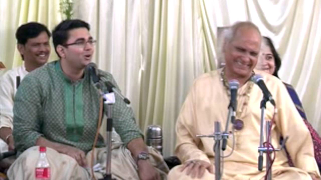 Pandit Jasraj ji gives Blessings to Sandeep Ranade 'Naadrang'! (Dec '10)