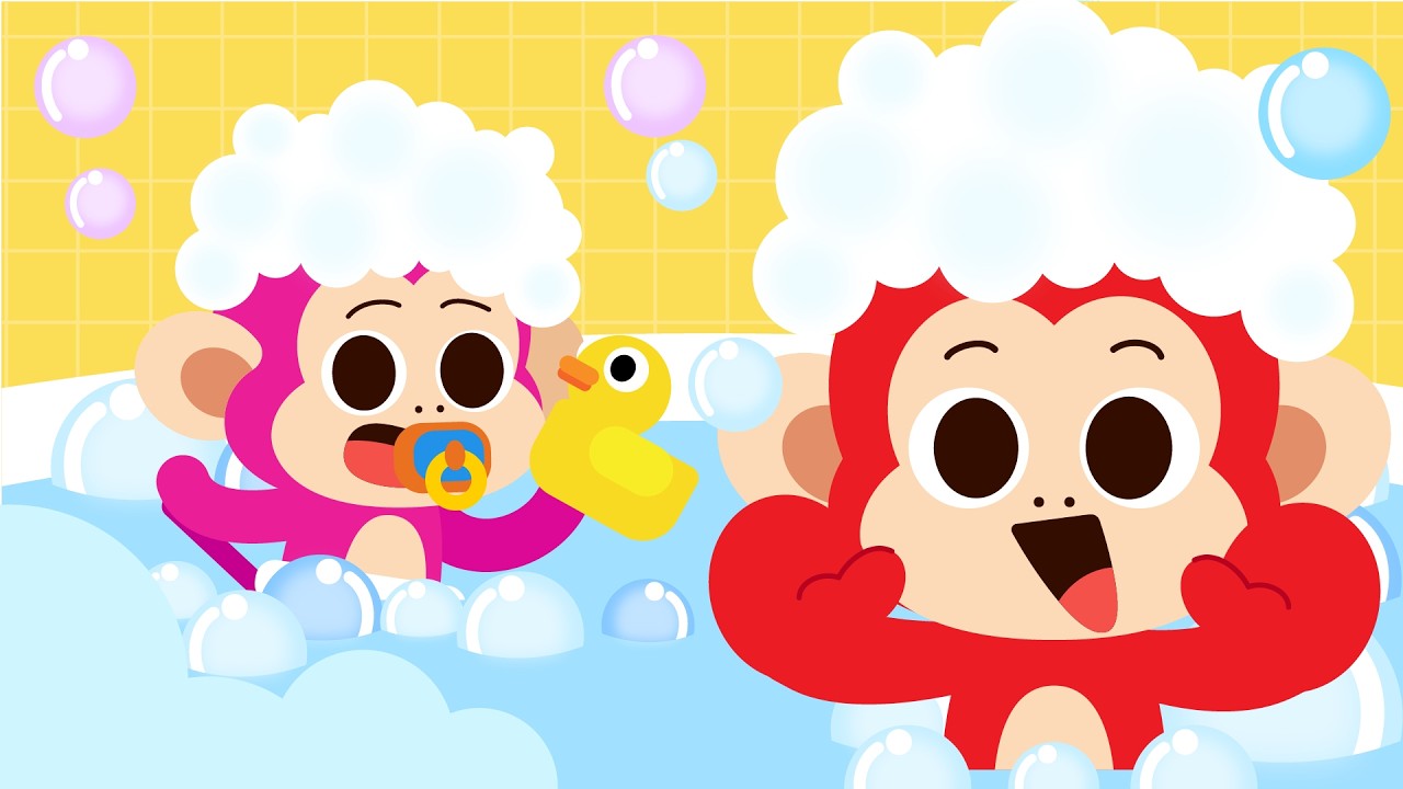 Kids Songs for Bath Time🫧 + MORE Nursery Rhymes & Kids Songs | Monkey Simple Songs