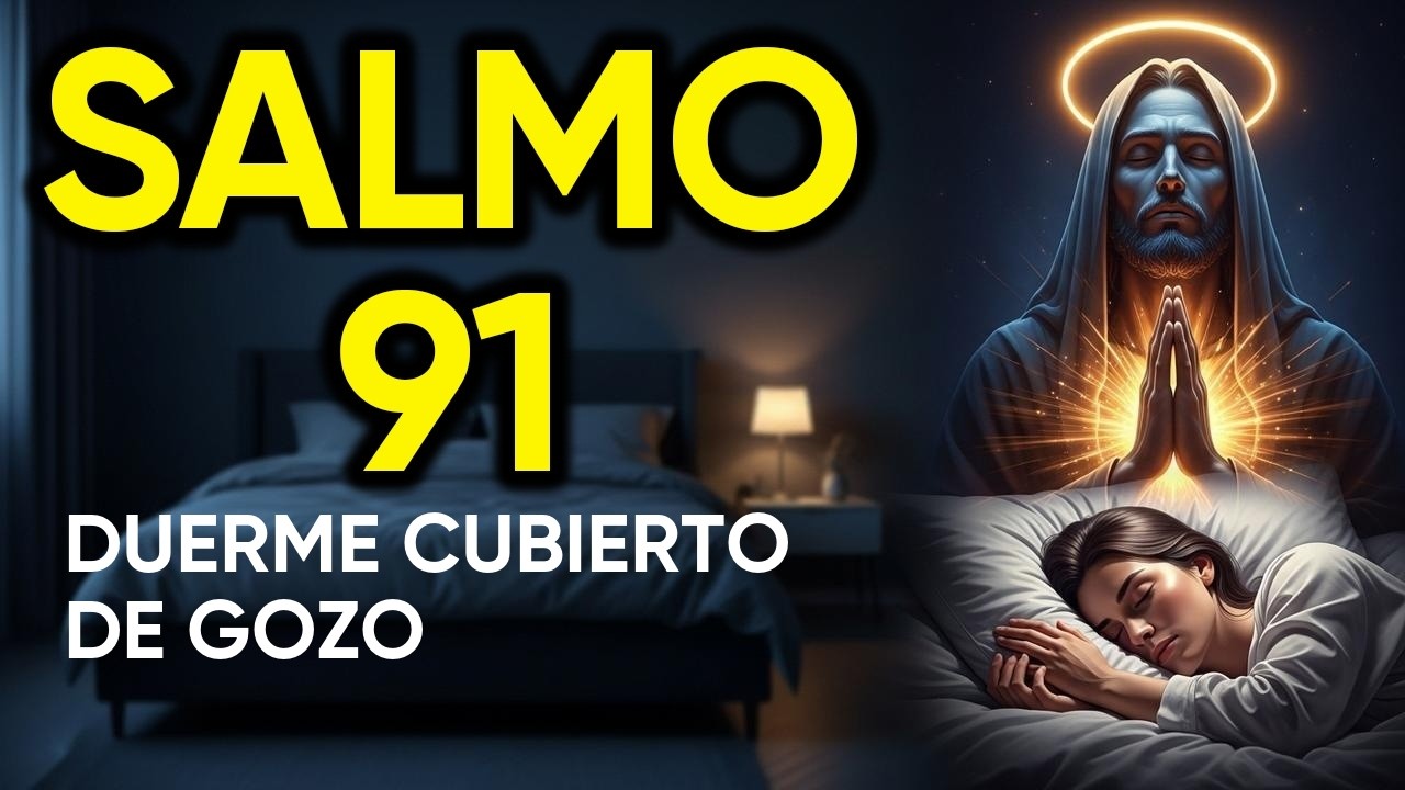 Salmo 91 para Dormir en Paz — El Manto de Alegría Cubre tu Tristeza Hoy 🧣😄
