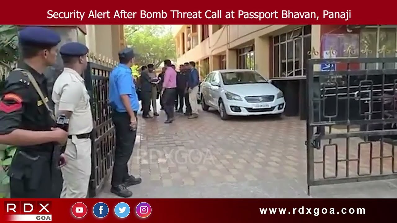 Security Alert After Bomb Threat Call at Passport Bhavan, Panaji