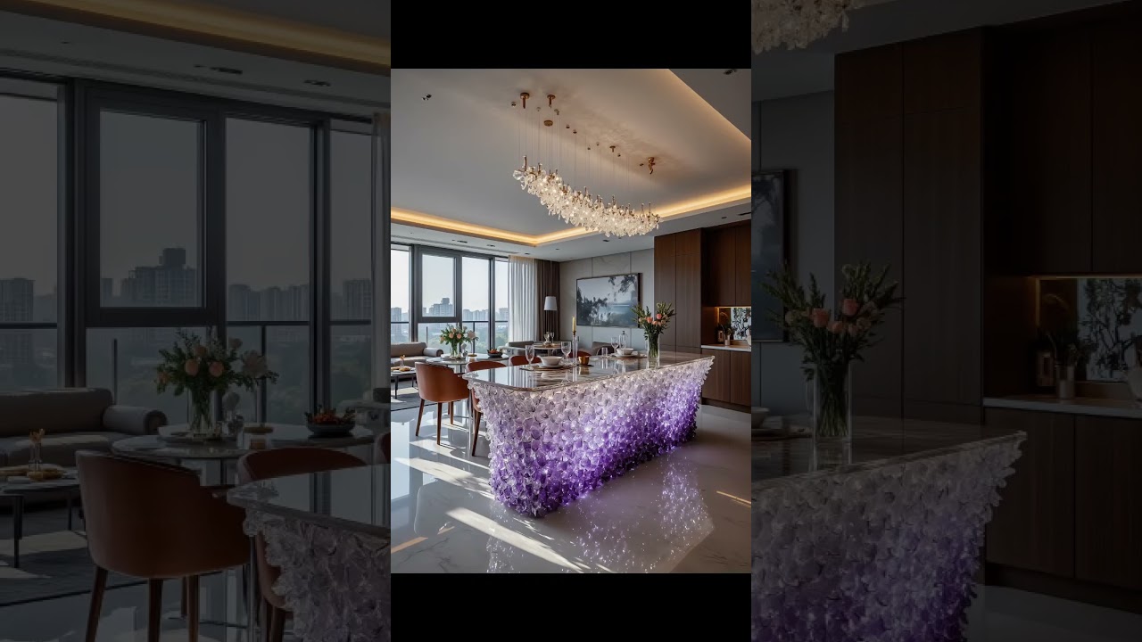Guys, this space is straight out of a fairytale! 🌸#DreamHome#crystalisland#DreamKitchen