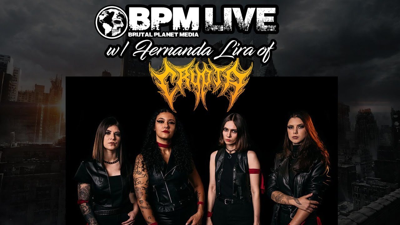 Fernada Lira of Crypta (Pre-Recorded @ Sweden Rock)